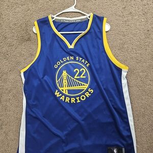 NBA Golden State Warriors Blue and Yellow Jersey